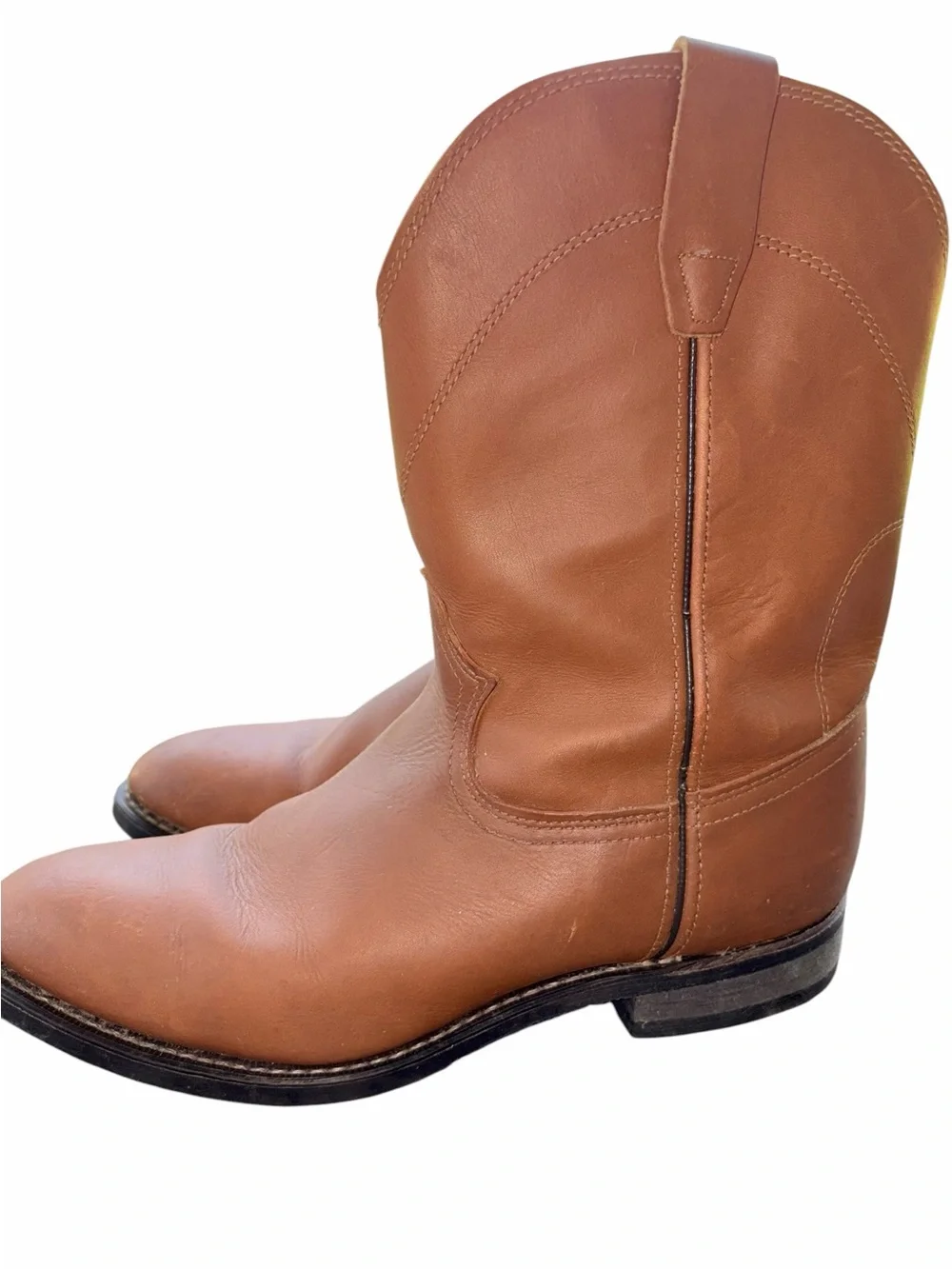 Georgia Boot Men’s Farm and Ranch Wellington Leather Work Boots Cowboy Rancher